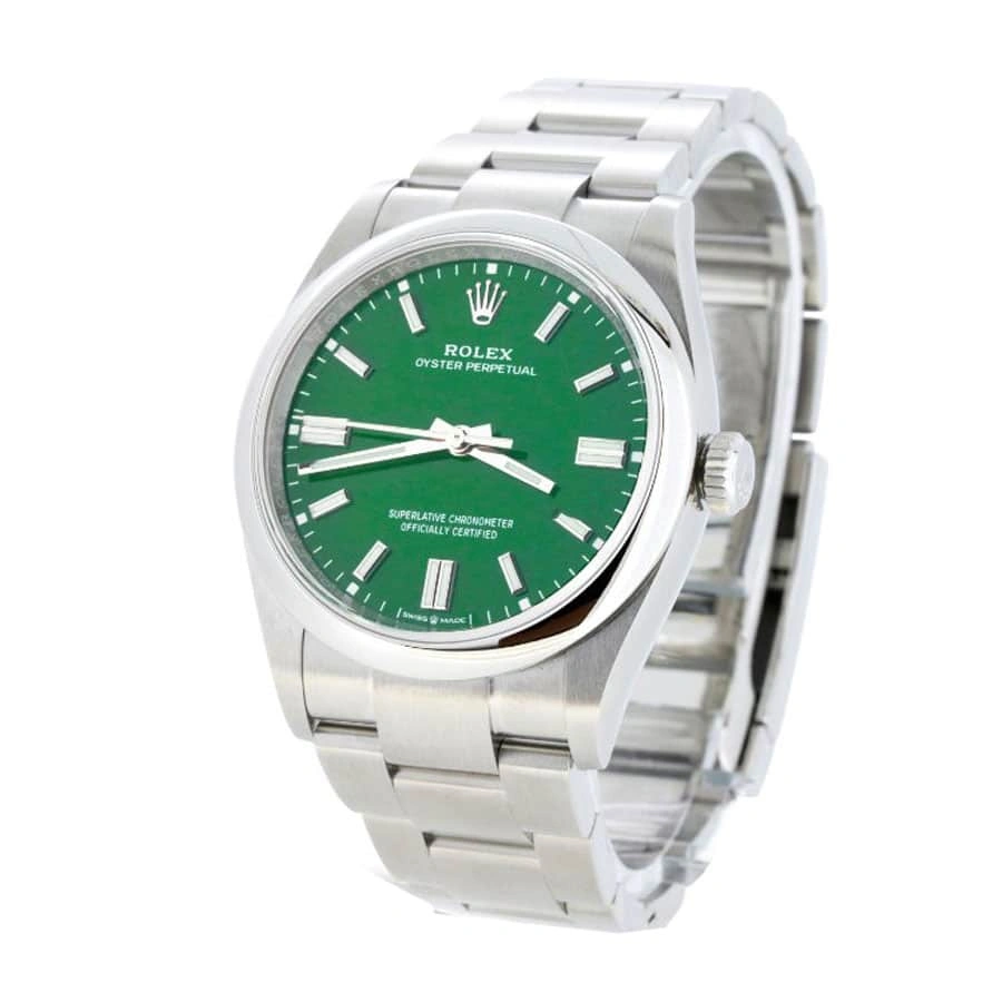 Original Rolex Oyster Perpetual 126000 “Green Dial” Ultra Clone 1: 860