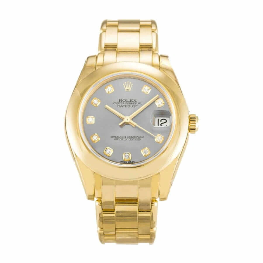 Lightweight Rolex Pearl Master 81208 Gold & Diamond Dial Super Clone  Replica 1: 869