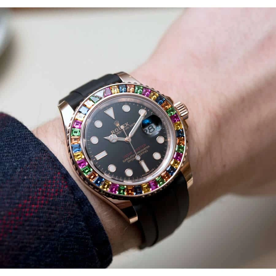Trendsetting Rolex Perpetual Yacht-Master Gem-Set Bezel 116695 SATS Handcrafted Clone Quality 868