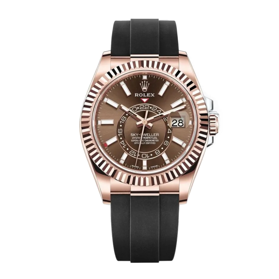 Rolex Sky-Dweller 326235 “Chocolate Dial” Exact Duplicate Quality Soft 875