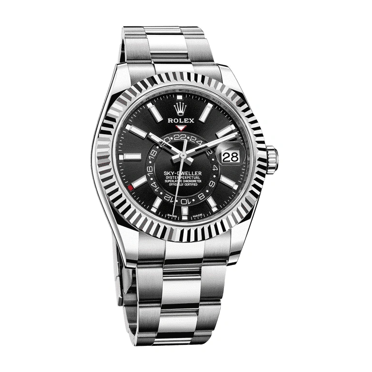 Rolex Sky-Dweller 326934 Black Dial Timepiece Ultra Fine Replica DailyWear 878
