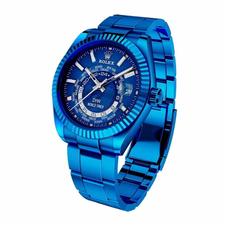 WaterResistant Rolex Sky-Dweller 326934 “Blue Dial DLC” Superior Copy 1: 879