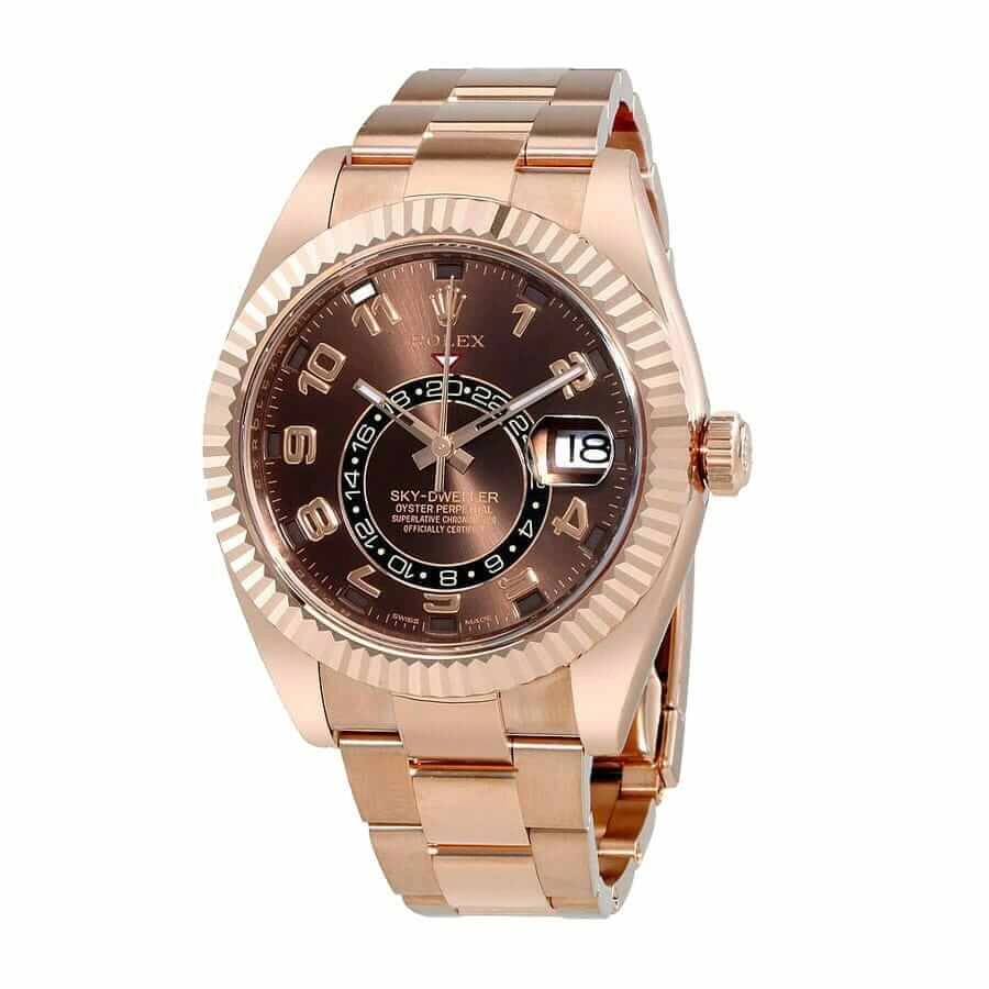 ComfortFit Rolex Sky-Dweller 326935 “Rose Gold Chocolate Dial” Authentic Super Replica 884