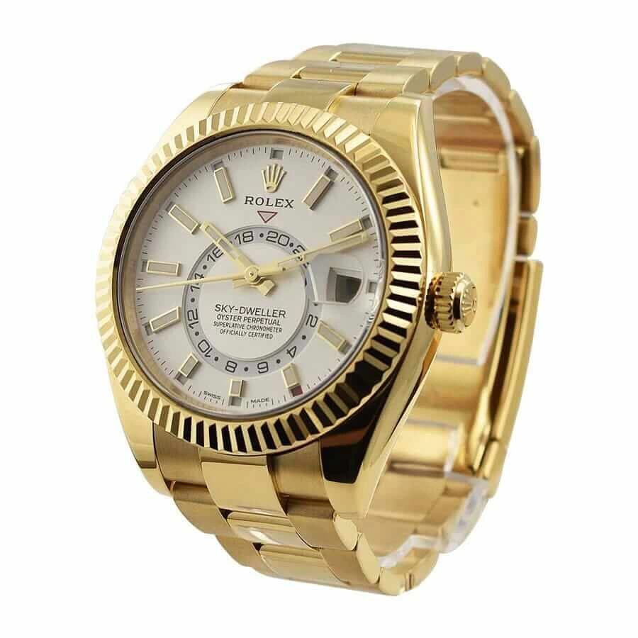 Rolex Sky-Dweller 326938 “Yellow Gold” High-End Replica 1: ZeroBulk 885