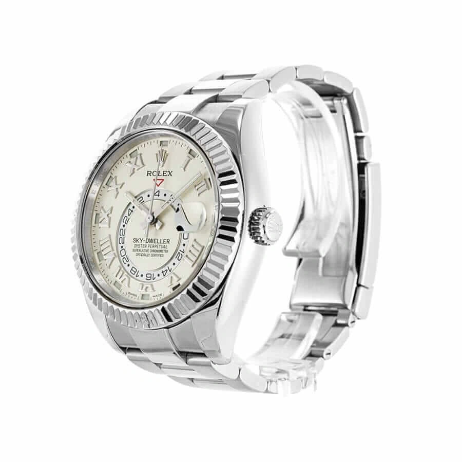 Elegant Rolex Sky-Dweller 326939 “White Dial” Near  Replica 890
