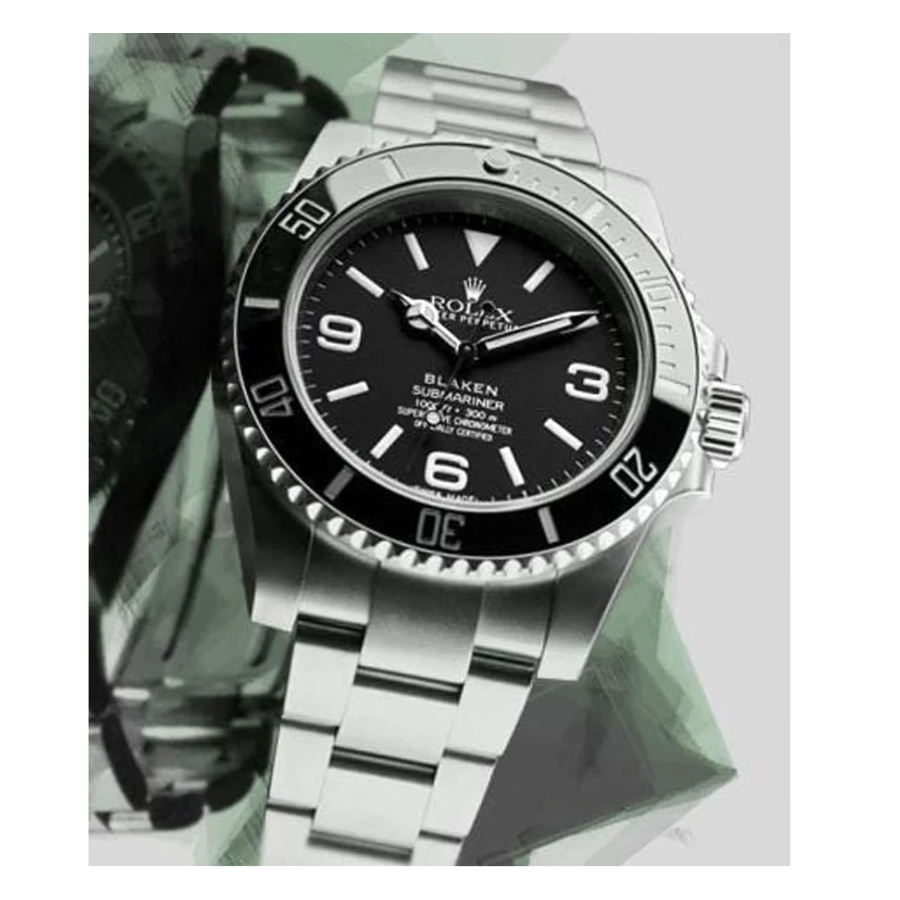 ZipUp Rolex Submariner 6190 Blaken “Black Dial” Mirror Clone Quality 906