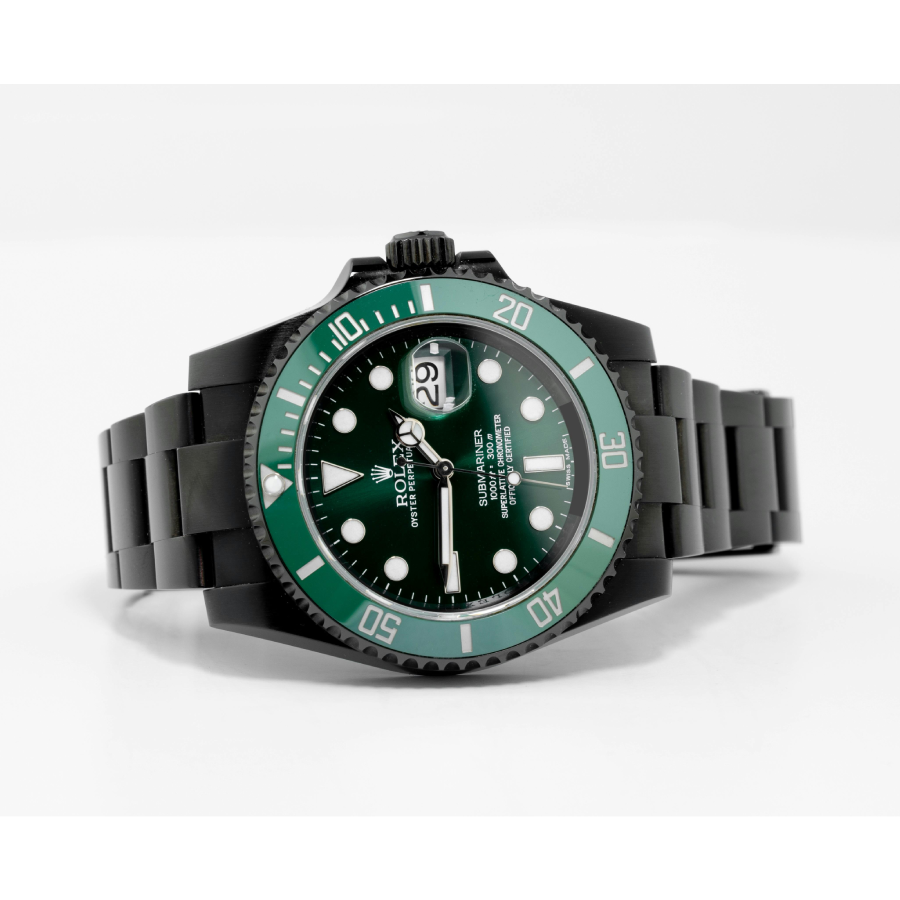 ZipUp Rolex Submariner Blaken 116611N “Green Dial” Ultra Precision Replica 907