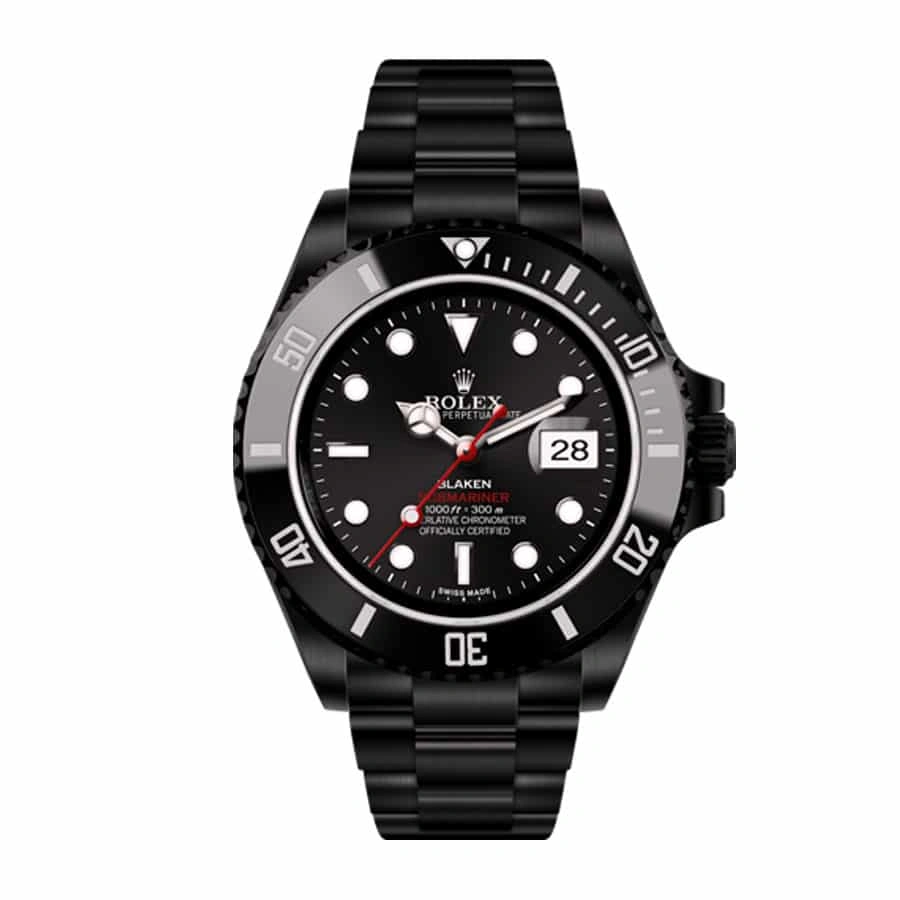 Versatile Rolex Submariner Date 116610N “Blaken” Superior Replica 917