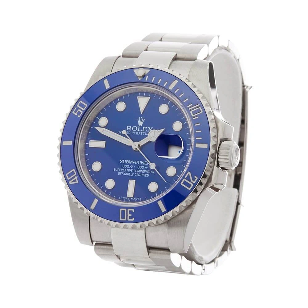 GoAnywhere Rolex Submariner Date 116619 “Smurf” Perfect Duplicate Edition 916
