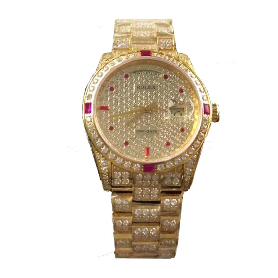 Flexible Rolex Yacht-Master 116625 “Iced Out” Supreme Clone Quality 1115